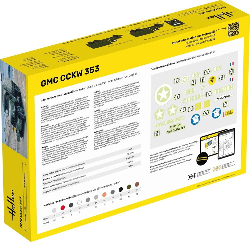 Zdjęcie dodatkowe produktu GMC US-Truck 1:35 Heller 81121