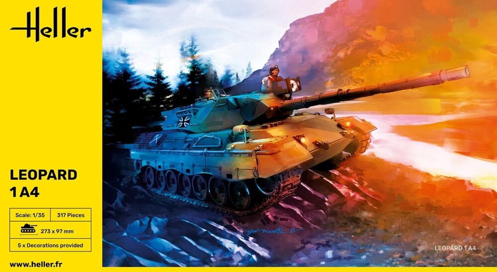 Zdjęcie dodatkowe produktu Leopard 1A4 1:35 Heller 81126