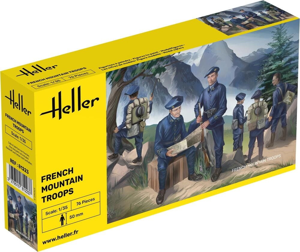 Zdjęcie główne produktu French Mountain Troops 1:35 Heller 81223