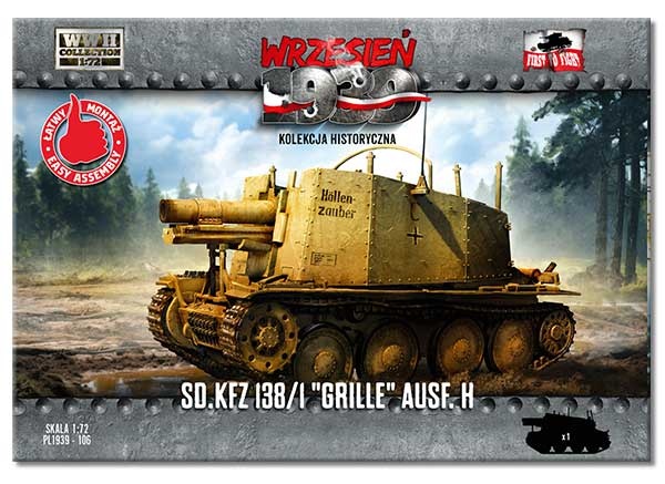 Zdjęcie dodatkowe produktu Sd.Kfz 138/1 Grille Ausf. H 1:72 First To Fight PL106