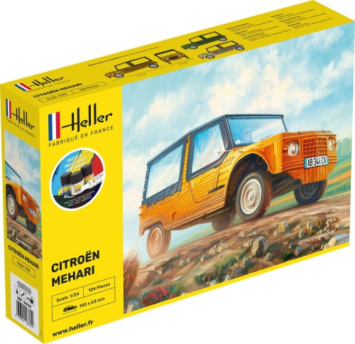 Citroen Mehari (Version 1) 1:24 Heller 56760 STARTER KIT
