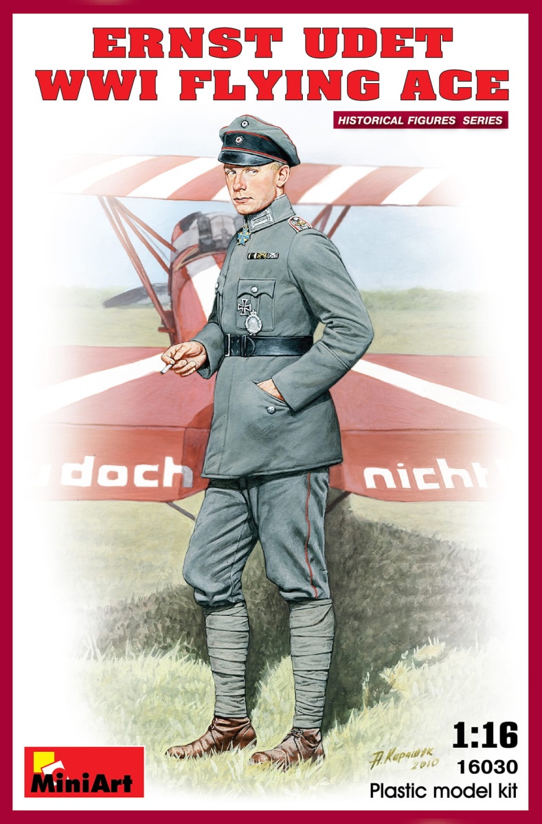 Zdjęcie główne produktu Ernst Udet. Ww I Flying Ace 1:16 MiniArt 16030
