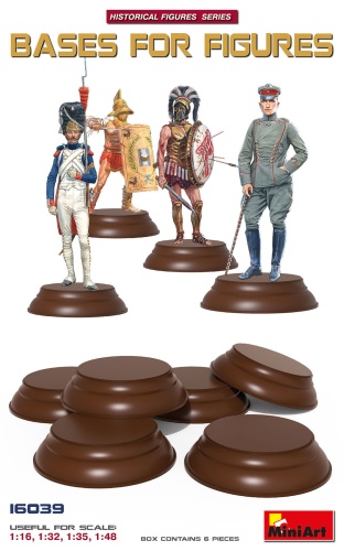 Bases For Figures 6 szt 1:16 MiniArt 16039
