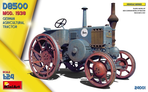 German Agricultural Tractor D8500 Mod. 1938 1:24 MiniArt 24001