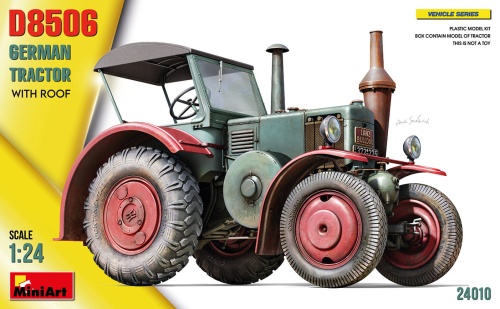 German Tractor D8506 With Roof 1:24 MiniArt 24010