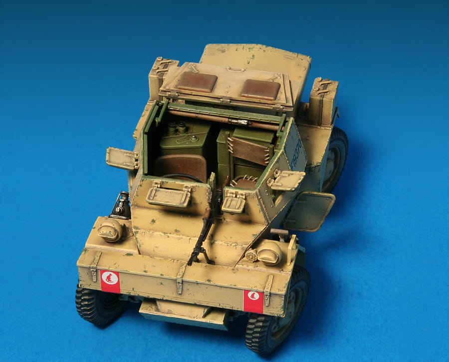 Zdjęcie dodatkowe produktu Dingo Mk.1b British Scout Car W/crew 1:35 MiniArt 35067