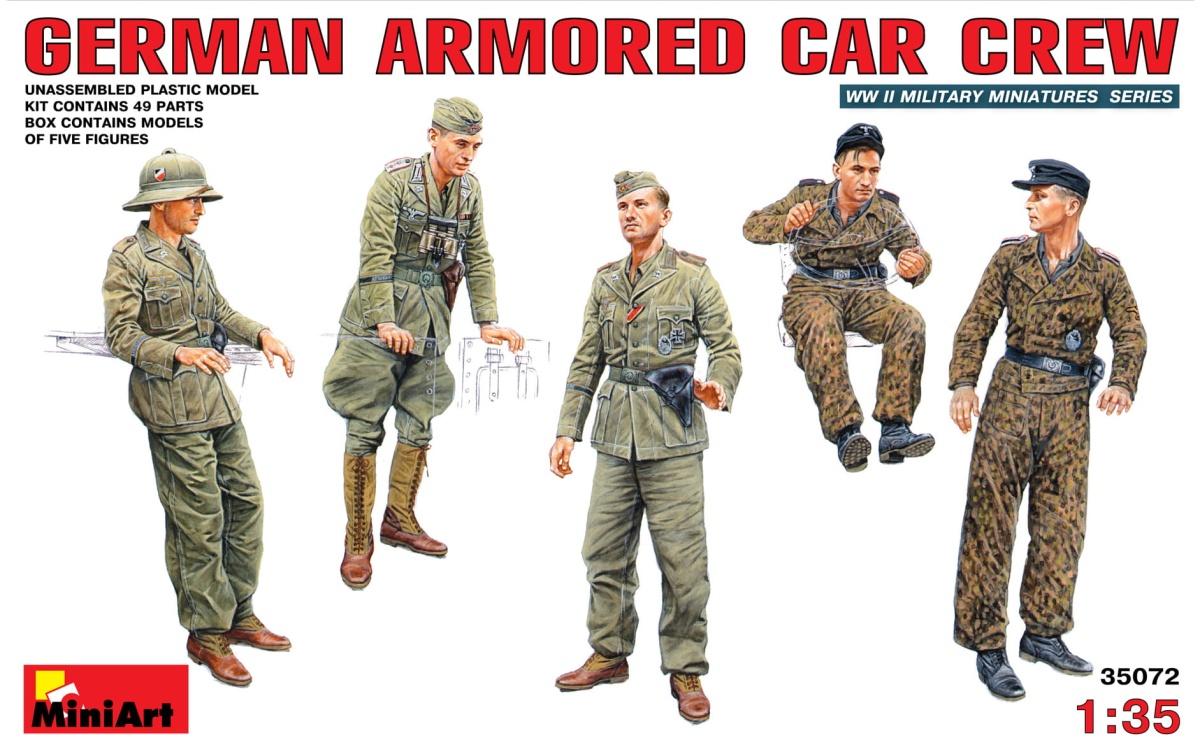 Zdjęcie główne produktu German Armored Car Crew 1:35 MiniArt 35072