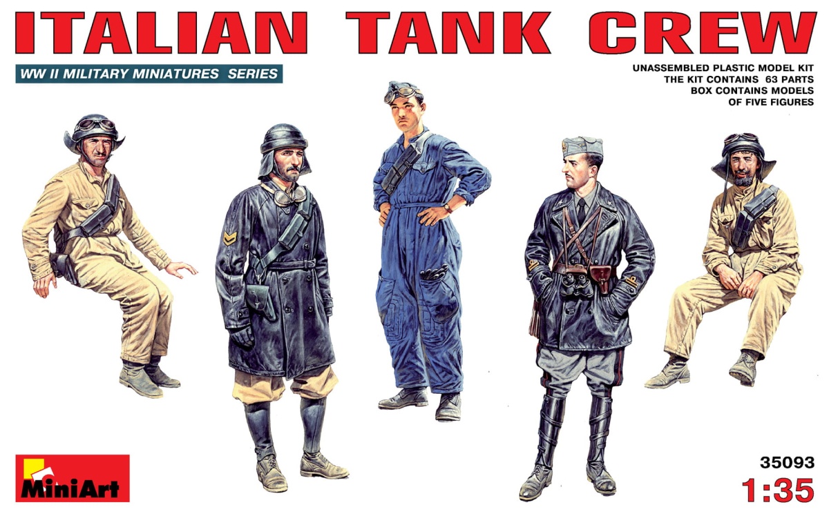 Zdjęcie główne produktu Italian Tank Crew 1:35 MiniArt 35093