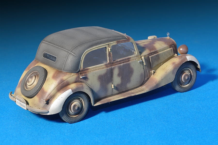 Zdjęcie dodatkowe produktu MB Type 170v Cabrio Saloon 1:35 MiniArt 35103