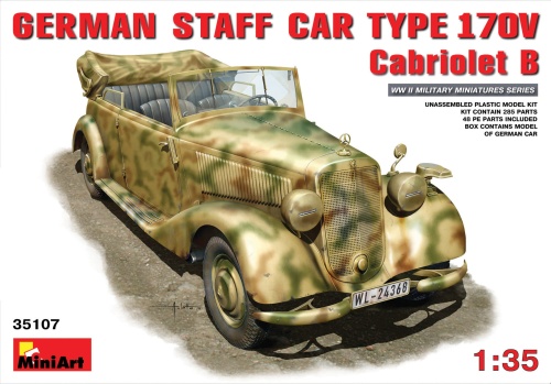 German Car Type 170v Cabriolet B. 1:35 MiniArt 35107