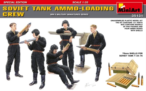 Soviet Tank Ammo-loading Crew 1:35 MiniArt 35131