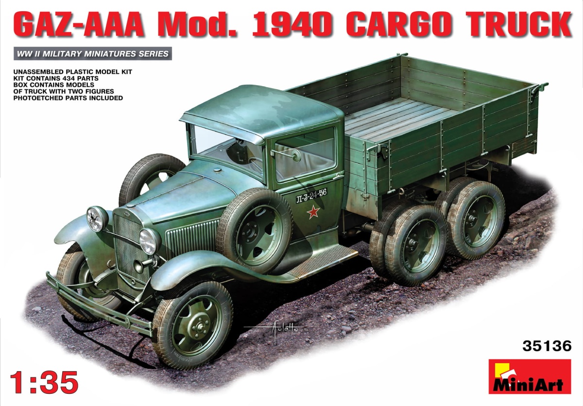 Zdjęcie główne produktu Gaz-aaa Mod. 1940. Cargo Truck 1:35 MiniArt 35136