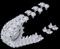 Zdjęcie dodatkowe produktu Workable Track Link Set For T-70 1:35 MiniArt 35146