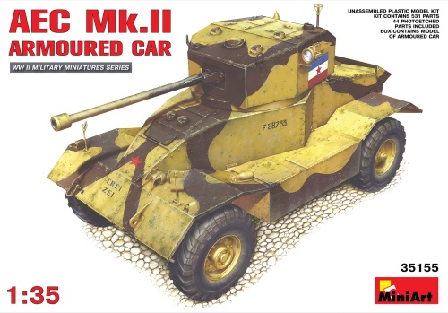 Aec Mk.ii Armoured Car 1:35 MiniArt 35155