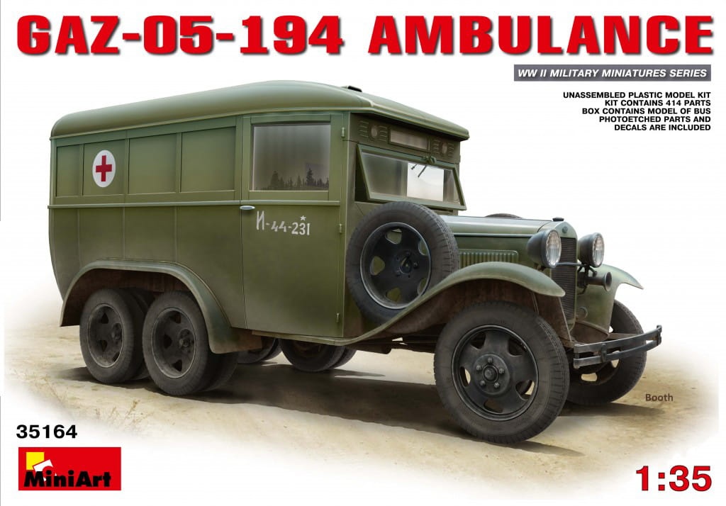 Zdjęcie główne produktu Gaz-05-194 Ambulance 1:35 MiniArt 35164