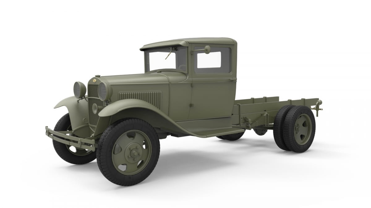Zdjęcie dodatkowe produktu Soviet 1,5 T. Truck W/ M-4 Maxim Aa Machine Gun 1:35 MiniArt 35186