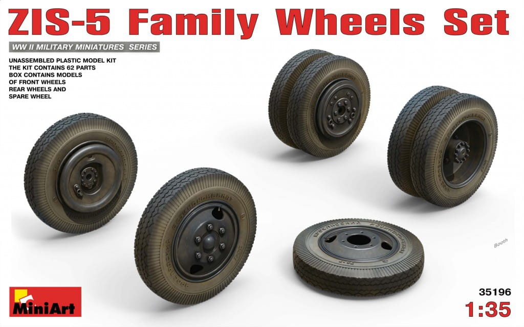 Zdjęcie główne produktu Zis-5 Family Wheels Set 1:35 MiniArt 35196