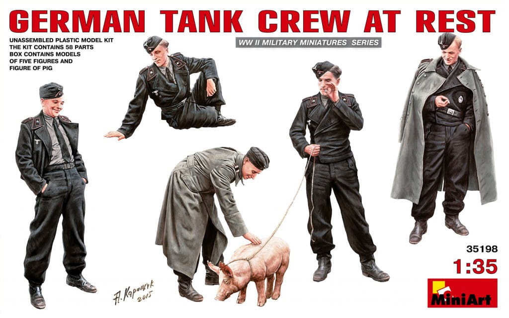 Zdjęcie główne produktu German Tank Crew At Rest 1:35 MiniArt 35198
