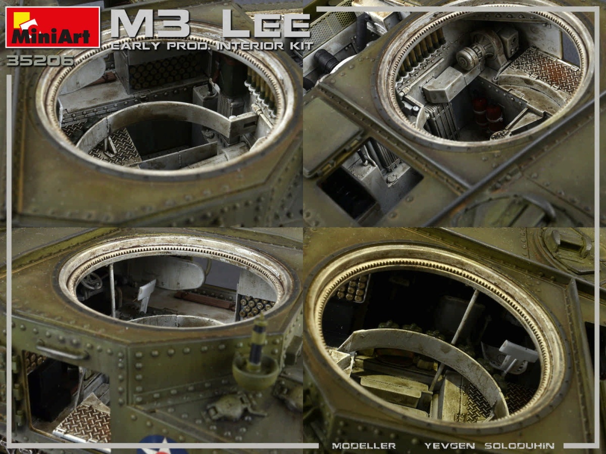Zdjęcie dodatkowe produktu M3 Lee Early Production. Interior Kit 1:35 MiniArt 35206
