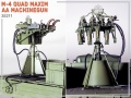 Zdjęcie dodatkowe produktu M-4 Quad Maxim Aa Machinegun 1:35 MiniArt 35211