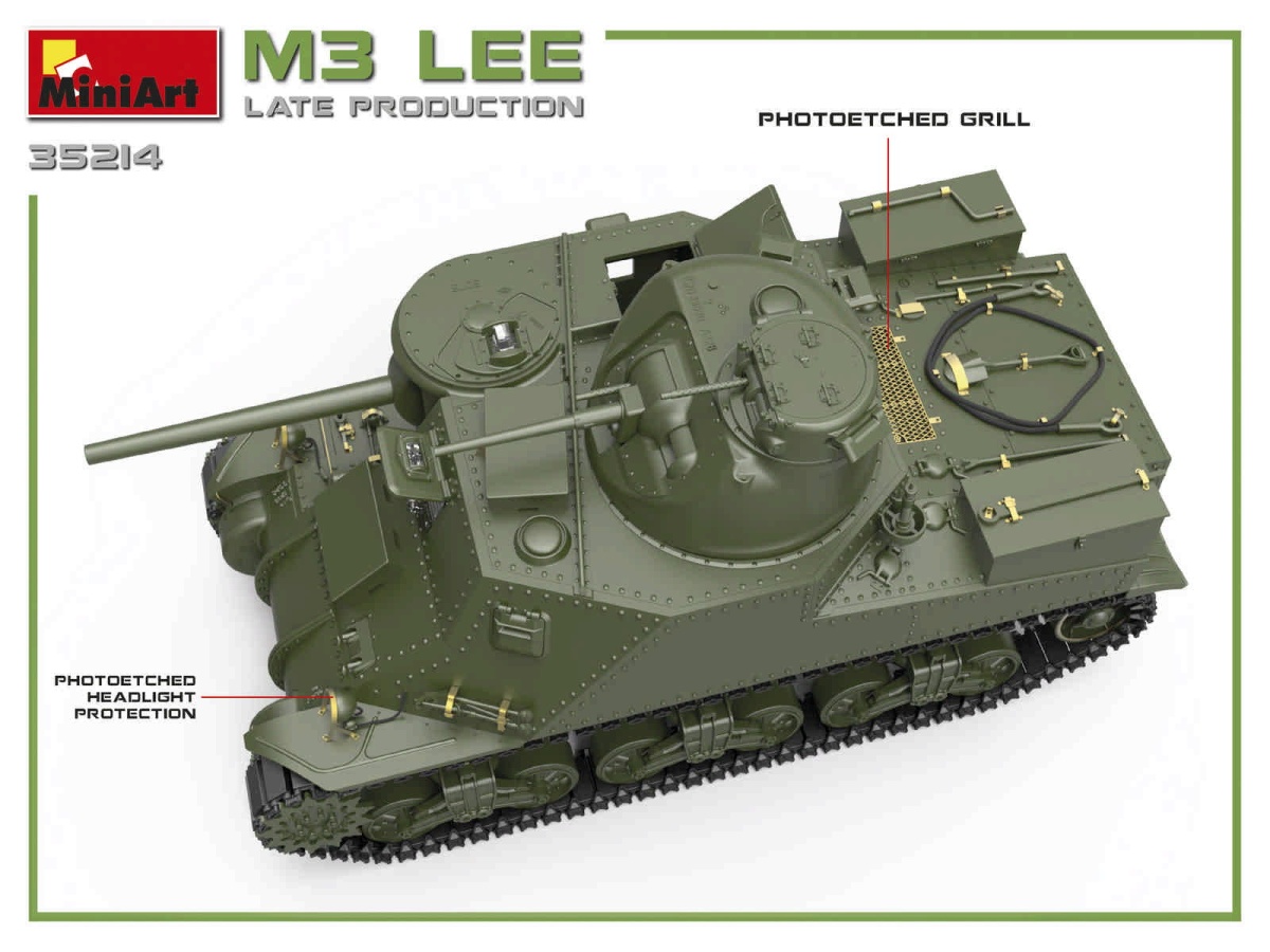 Zdjęcie dodatkowe produktu M3 Lee Late Prod. 1:35 MiniArt 35214