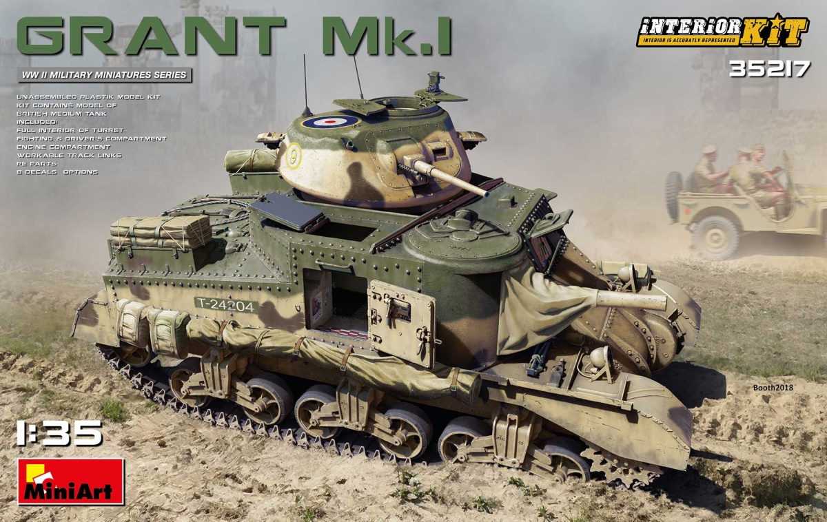 Zdjęcie główne produktu Grant Mk.I Interior Kit 1:35 MiniArt 35217