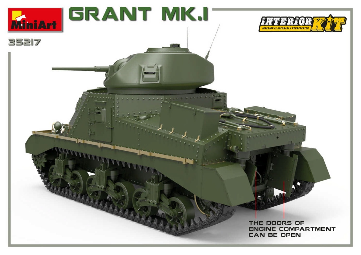 Zdjęcie dodatkowe produktu Grant Mk.I Interior Kit 1:35 MiniArt 35217