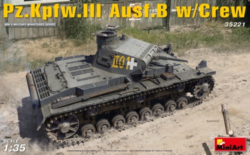 Pz.kpfw.iii Ausf.b W/crew 1:35 MiniArt 35221