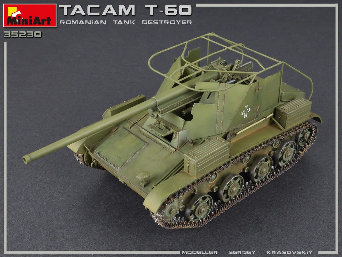 Zdjęcie dodatkowe produktu Tacam T-60 Romanian Tank Destroyer. Interior Kit 1:35 MiniArt 35230