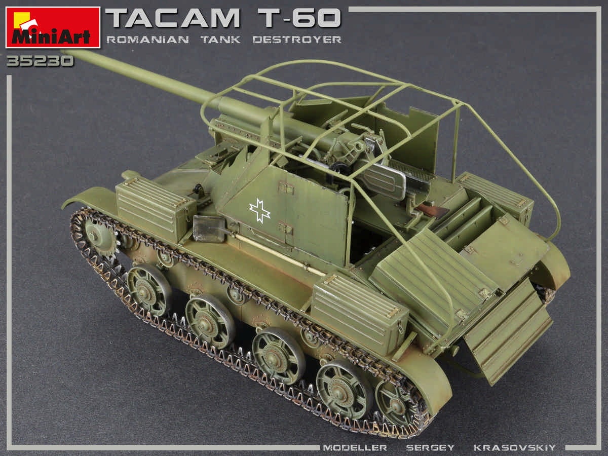 Zdjęcie dodatkowe produktu Tacam T-60 Romanian Tank Destroyer. Interior Kit 1:35 MiniArt 35230