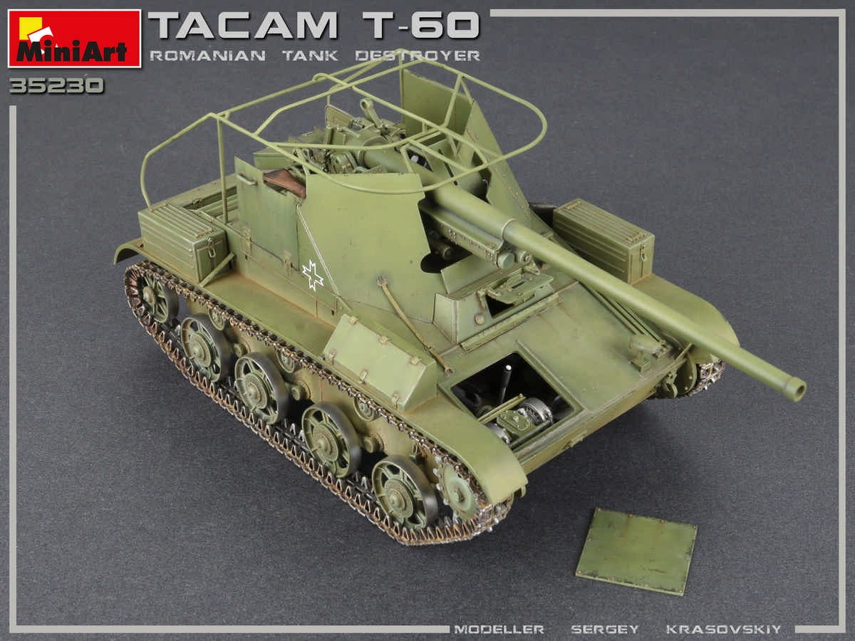 Zdjęcie dodatkowe produktu Tacam T-60 Romanian Tank Destroyer. Interior Kit 1:35 MiniArt 35230