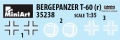 Zdjęcie dodatkowe produktu Bergepanzer T-60 ( R ) Interior Kit 1:35 MiniArt 35238