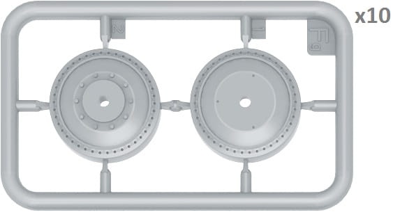 Zdjęcie dodatkowe produktu T-34 Wheels Set. 1942-43 Series 1:35 MiniArt 35239