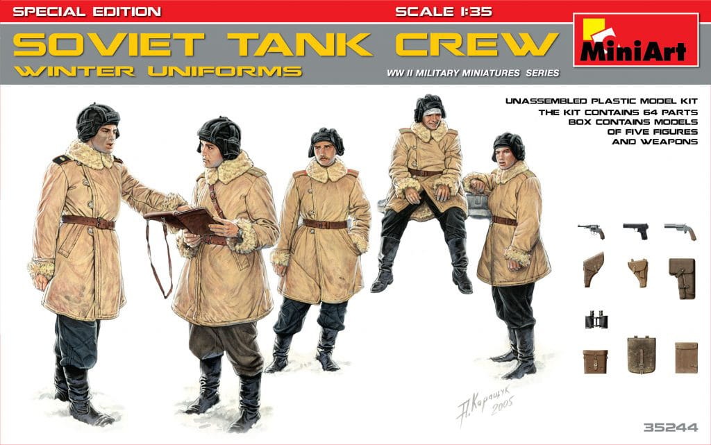 Zdjęcie główne produktu Soviet Tank Crew (winter Uniforms) Special Edition 1:35 MiniArt 35244