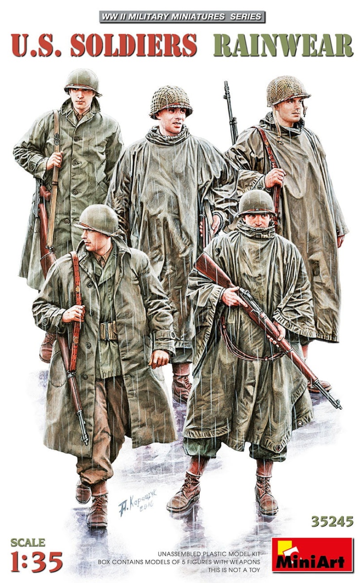 Zdjęcie główne produktu U.s. Soldiers Rainwear 1:35 MiniArt 35245