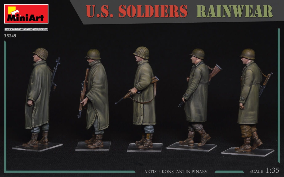 Zdjęcie dodatkowe produktu U.s. Soldiers Rainwear 1:35 MiniArt 35245