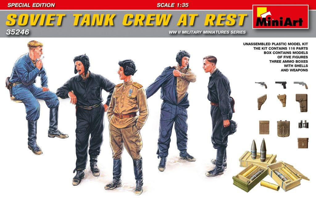 Zdjęcie główne produktu Soviet Tank Crew At Rest. Special Edition 1:35 MiniArt 35246