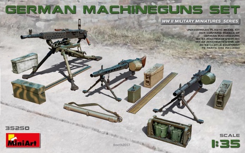 German Machineguns Set 1:35 MiniArt 35250