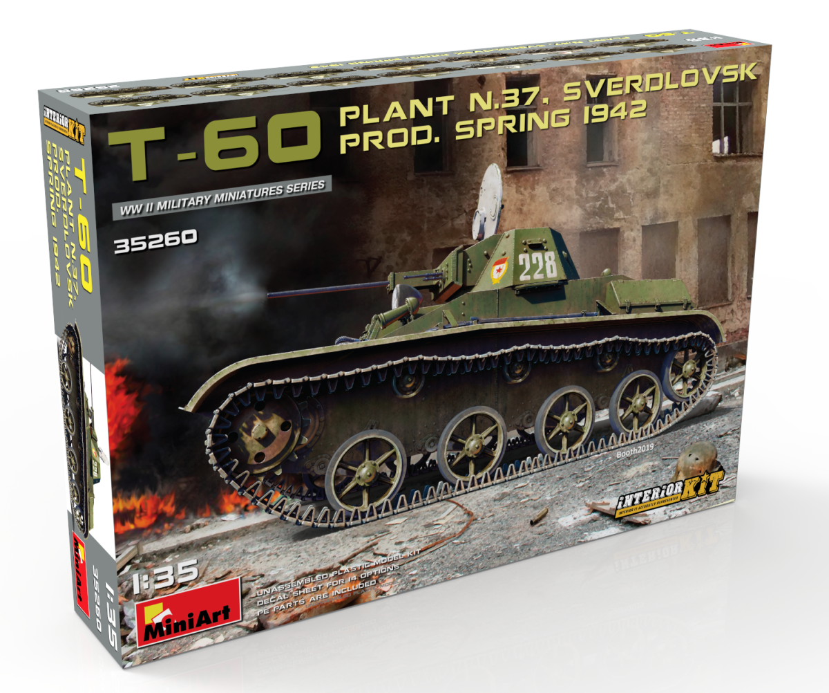 Zdjęcie dodatkowe produktu T-60 Plant N.37, Sverdlovsk Prod. Spring 1942. Interior Kit 1:35 MiniArt 35260