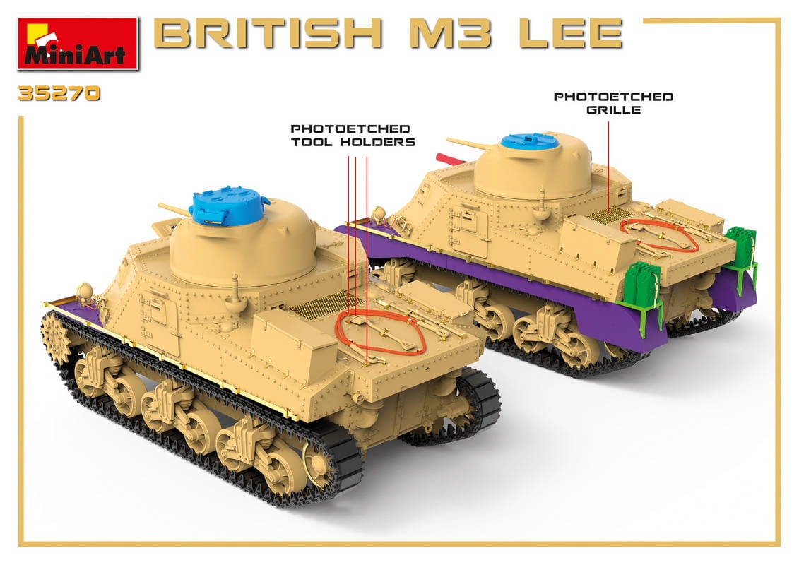 Zdjęcie dodatkowe produktu British M3 Lee 1:35 MiniArt 35270