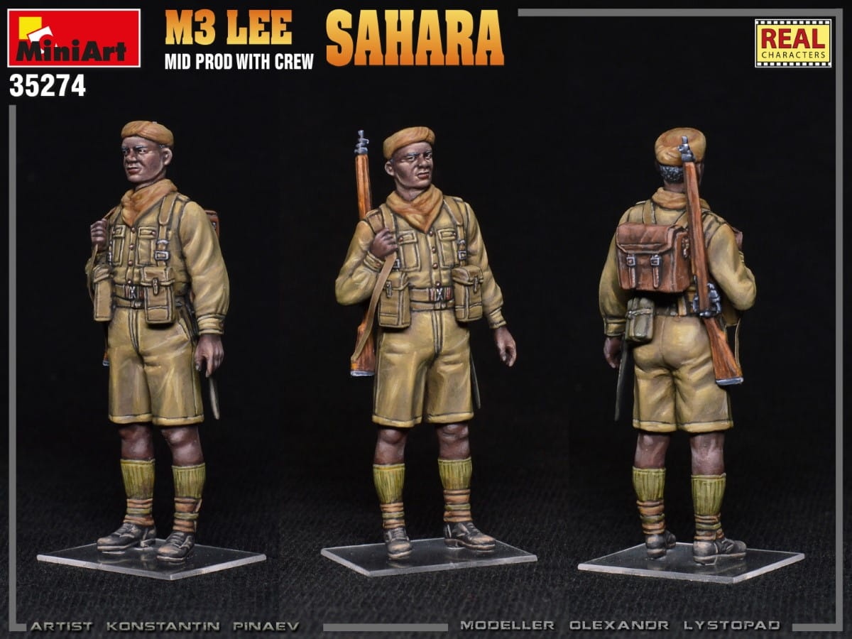 Zdjęcie dodatkowe produktu M3 Lee Mid Prod. Sahara W/crew 1:35 MiniArt 35274