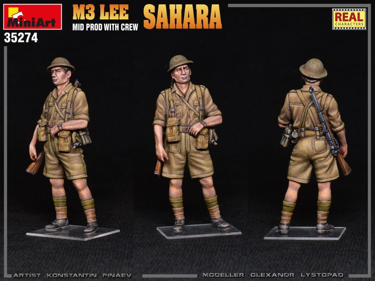 Zdjęcie dodatkowe produktu M3 Lee Mid Prod. Sahara W/crew 1:35 MiniArt 35274