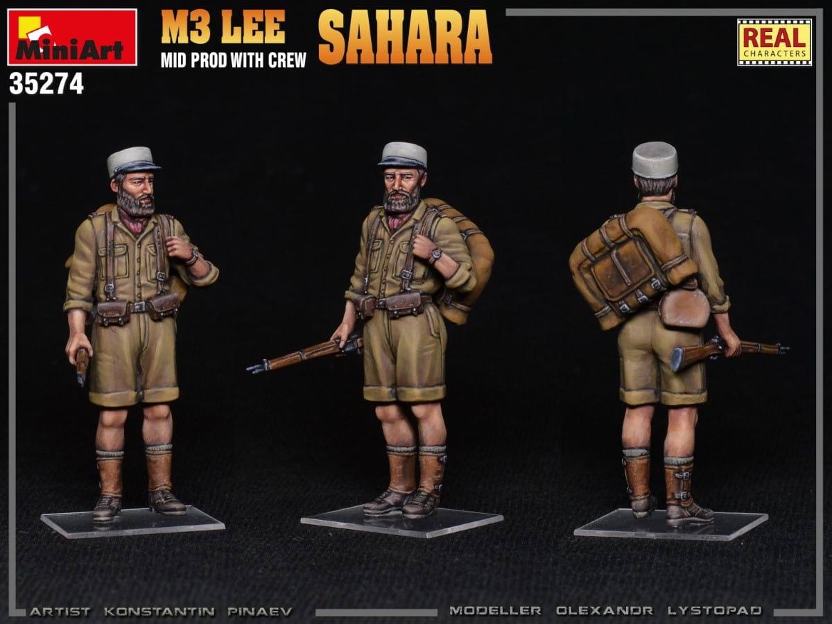 Zdjęcie dodatkowe produktu M3 Lee Mid Prod. Sahara W/crew 1:35 MiniArt 35274