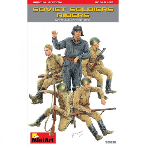 Soviet Soldiers Riders. Special Edition 1:35 MiniArt 35281