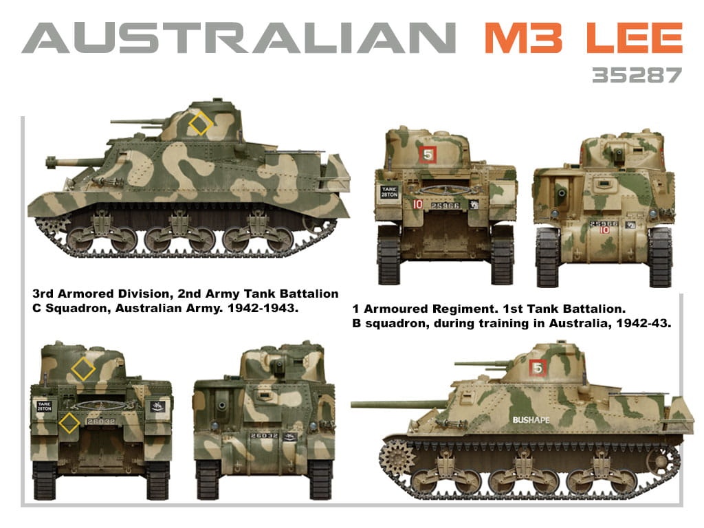 Zdjęcie dodatkowe produktu Australian M3 Lee. Interior Kit 1:35 MiniArt 35287