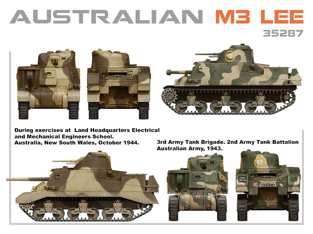 Zdjęcie dodatkowe produktu Australian M3 Lee. Interior Kit 1:35 MiniArt 35287