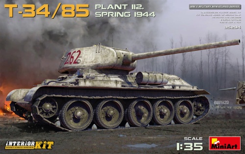 T-34/85 Plant 112. Spring 1944. Interior Kit 1:35 MiniArt 35294