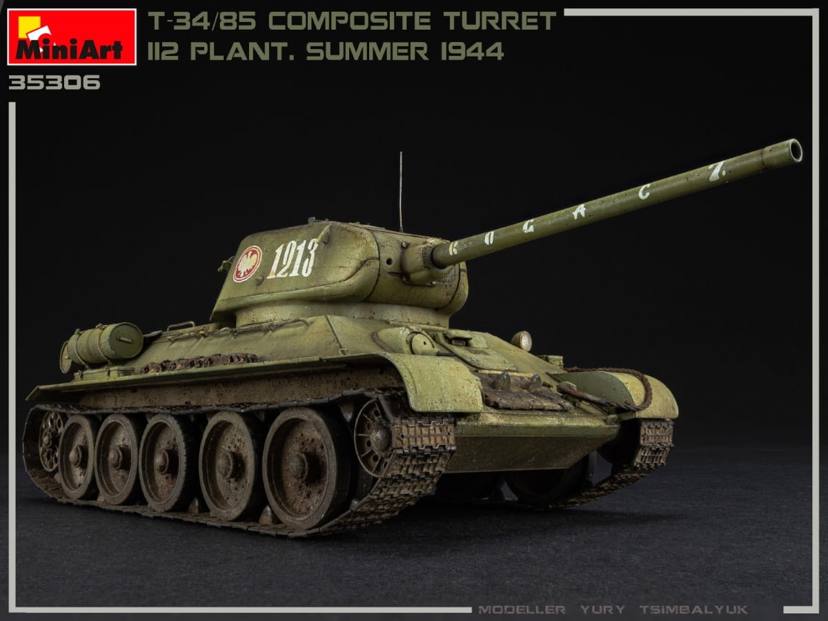 Zdjęcie dodatkowe produktu T-34/85 Composite Turret. 112 Plant. Summer 1944 1:35 MiniArt 35306
