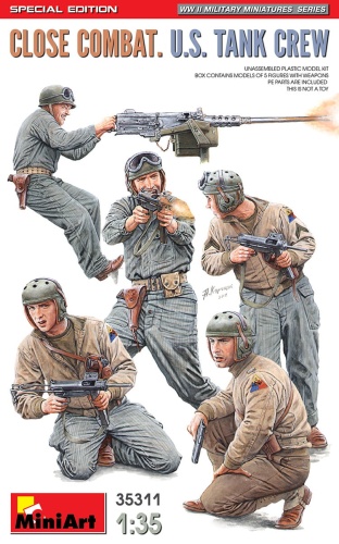 Close Combat. U.s. Tank Crew. Special Edition 1:35 MiniArt 35311