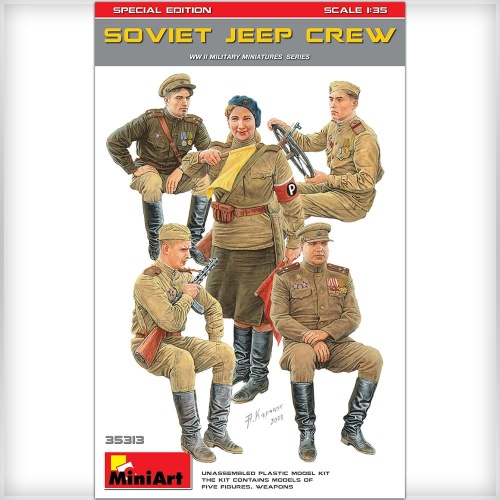 Soviet Jeep Crew. Special Edition 1:35 MiniArt 35313